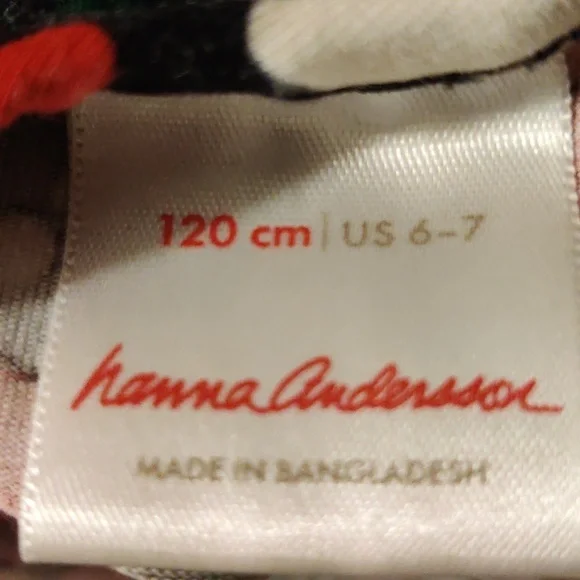 Hanna Andersson Girls Dress Size 120(6-7) - Picture 4 of 4